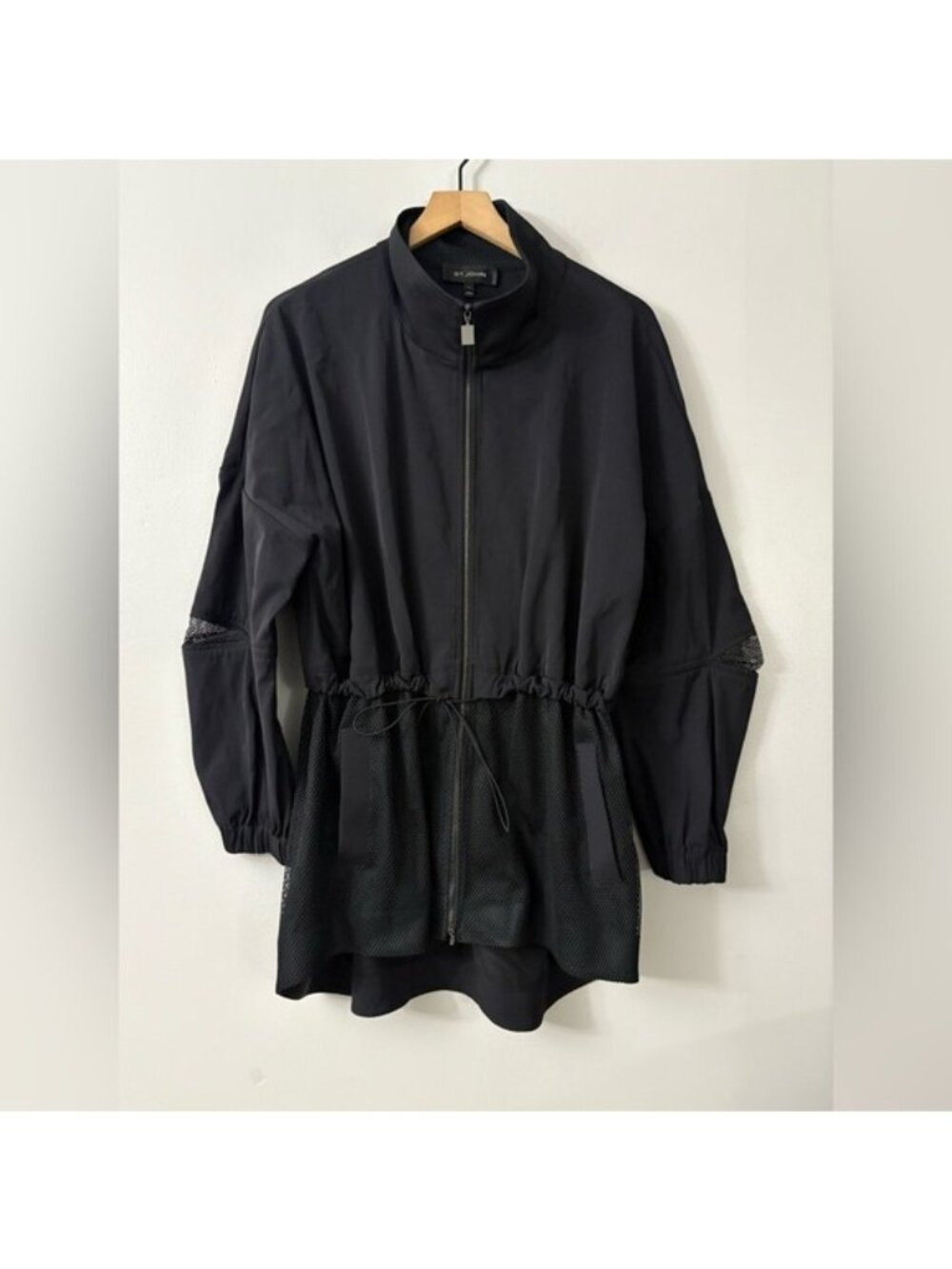 St.John Mesh Inset Anorak Jacket